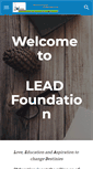 Mobile Screenshot of lead-foundation.org